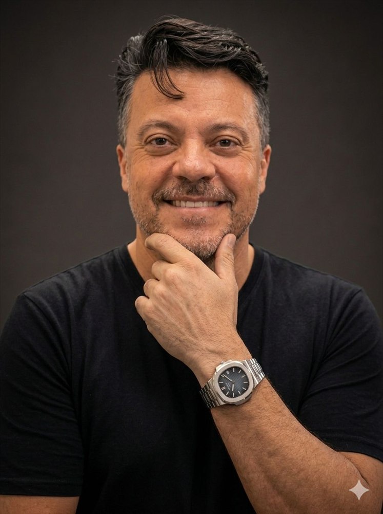André Welker, locutor e diretor artístico da AV Mídia Show